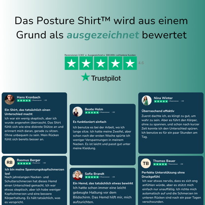 Men's Posture Shirt™ - Schwarz
