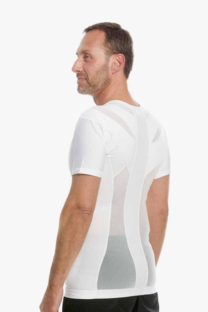 Men's Posture Shirt™ Zipper - Weiß