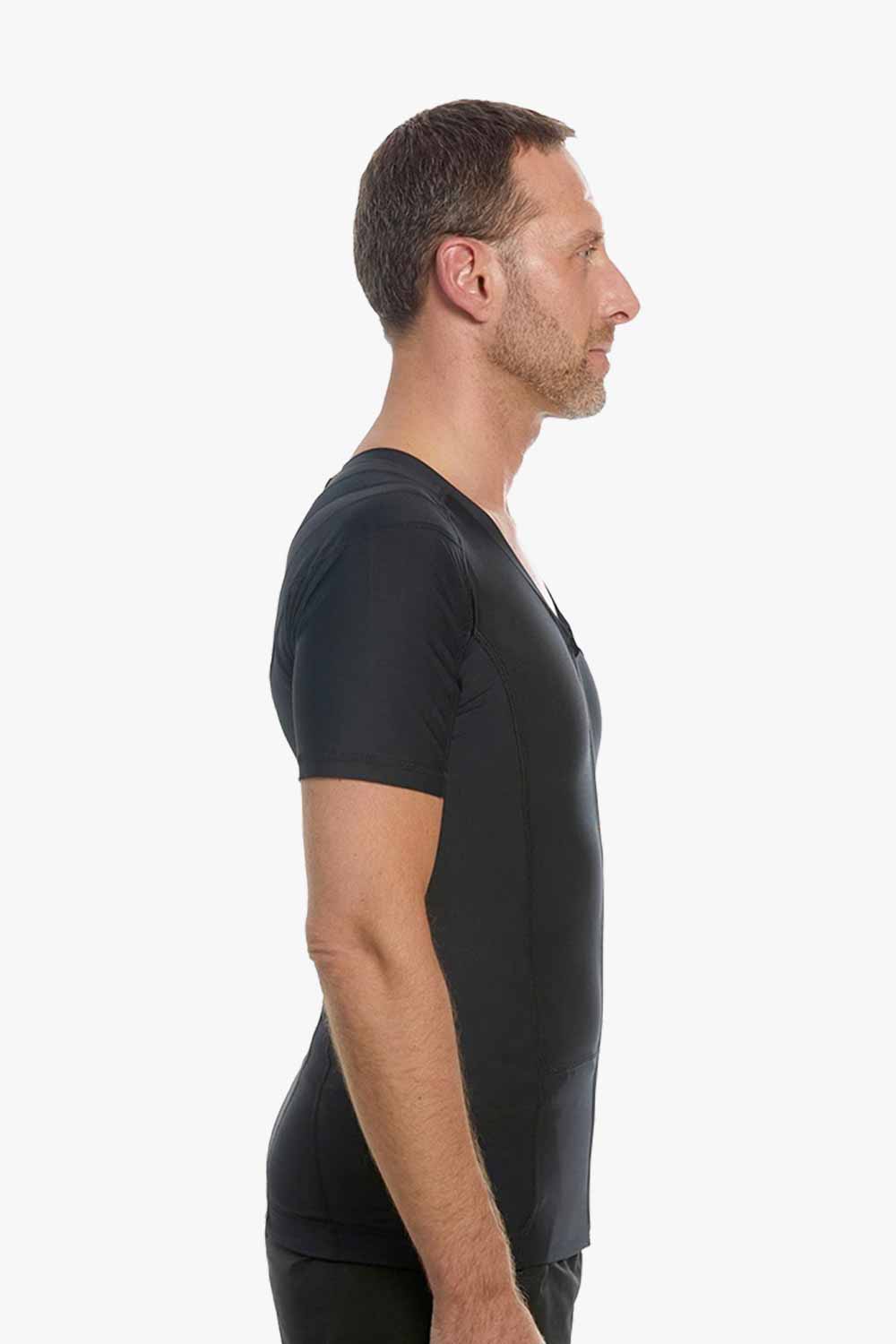 Men's Posture Shirt™ Zipper - Schwarz